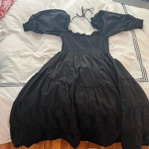 Hill House black Nesli nap dress